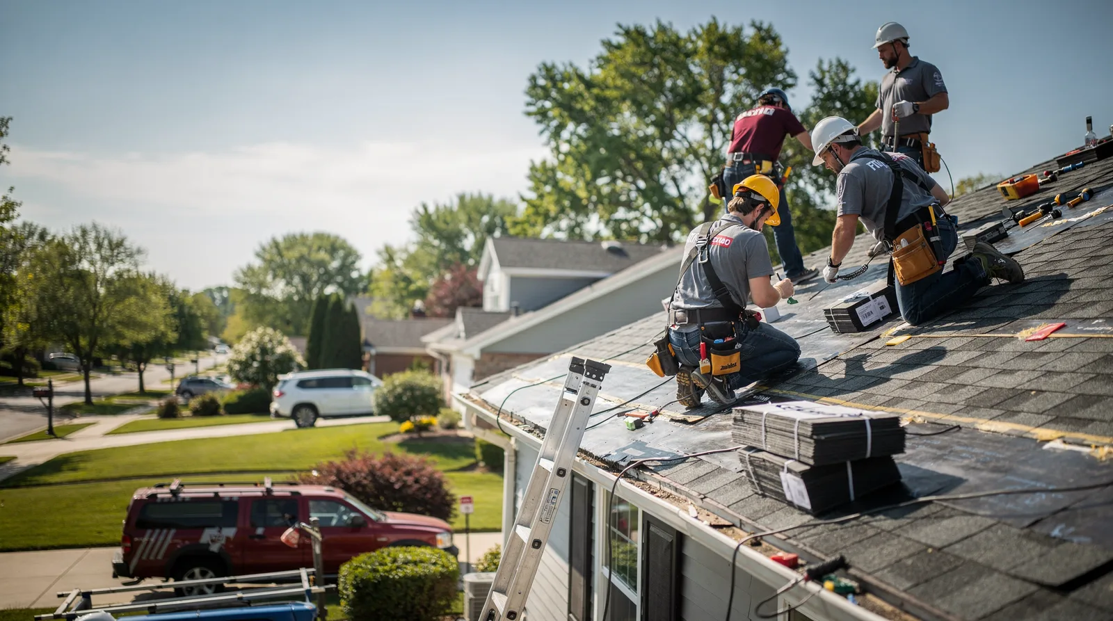 Roof Repair in Winthrop Harbor, IL around you
